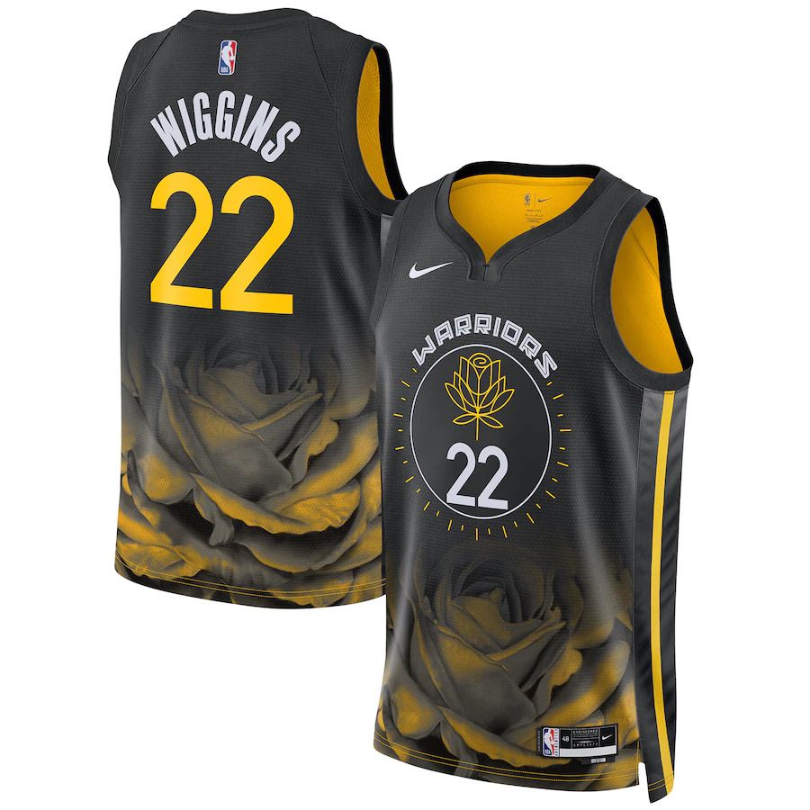 Men Golden State Warriors #22 Jordan Poole Nike Black City Edition 2022-23 Swingman NBA Jersey->boston celtics->NBA Jersey